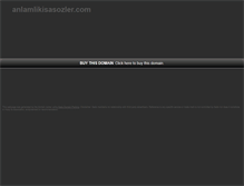 Tablet Screenshot of anlamlikisasozler.com